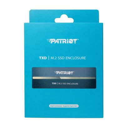 12. Patriot TXD obudowa USB3.2 do SSD M.2 NVMe 1.3, do 8TB - Aluminium