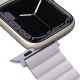 6. Pasek Uniq Revix na Apple Watch 1/2/3/4/5/6/7/8/SE/SE2/Ultra 42/44/45/49mm - liliowo-biały