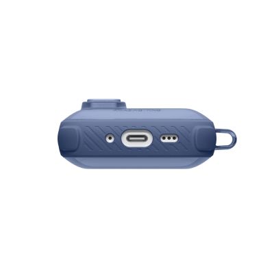 3. Etui AMAZINGTHING Titan Pro Mag Case Clear do AirPods Pro 3 - niebieskie
