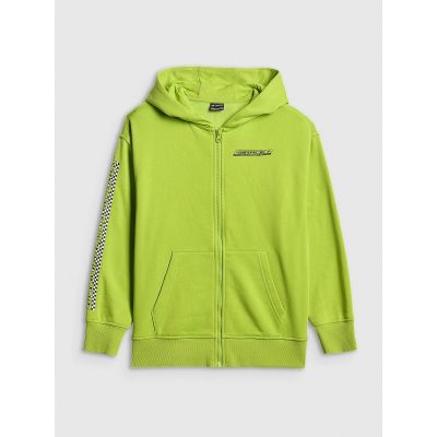 7. Bluza dresowa loose z kapturem chłopięca 4F 4FJRSS26TSWSM2817-45S