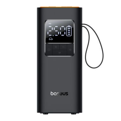 Kompresor Baseus SuperMini Pro akumulatorowy z wyświetlaczem - czarny