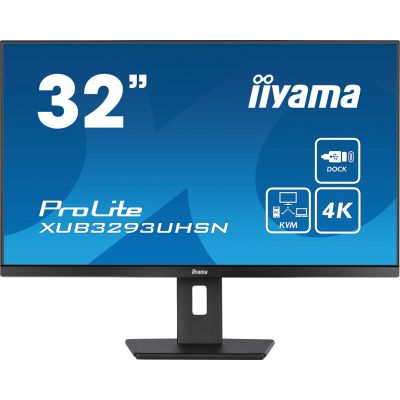 2. iiyama ProLite XUB3293UHSN-B5 monitor komputerowy 80 cm (31.5") 3840 x 2160 px 4K Ultra HD LCD Czarny