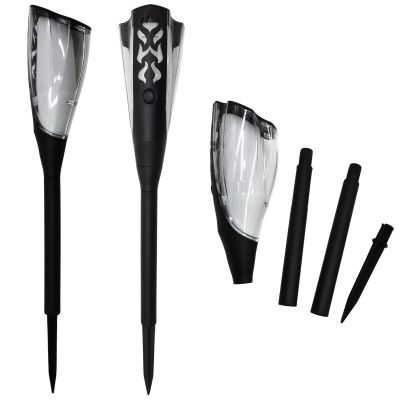 2. LAMPA SOLARNA POCHODNIA 7,5x7,5x65CM