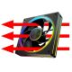 3. MODECOM VOLCANO LOOP 120 ARGB REVERSE FAN CZARNY