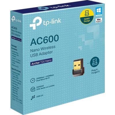 2. Karta sieciowa TP-LINK T2U Nano (USB 2.0)