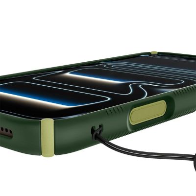 7. Etui Spigen Nano Pop MagSafe na iPhone 18 Pro / 17 Pro - zielone