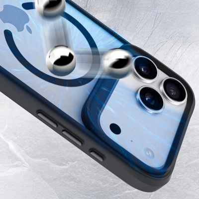 8. Etui 3mk Satin Armor MagCase na iPhone 17 Pro Max - przezroczysto czarne