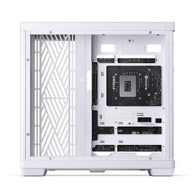 18. Jonsbo TK-4 Gehäuse, Midi-Tower, ATX, Tempered Glass - weiß