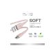2. Kabel Puro Soft USB-A - USB-C 1,5m - różowy
