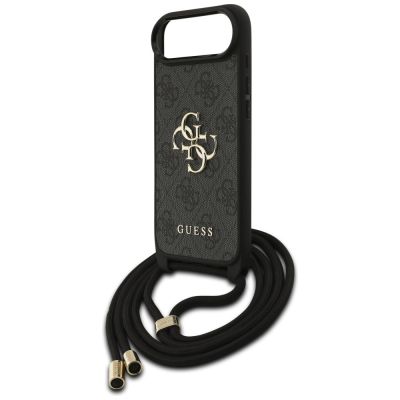 5. Etui Guess 4G Big Logo Cord Stap Crossbody na iPhone Air - czarne