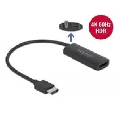 5. DeLOCK Adapter HDMI-A męski > DisplayPort żeński czarny