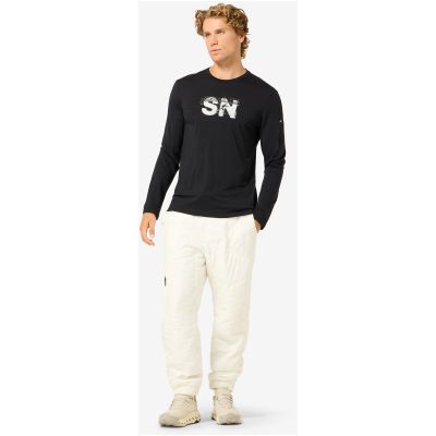 4. Longsleeve męski SUPER.NATURAL M CROSS COUNTRY LOGO LS czarny