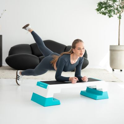 5. AS007 WHITE/MINT STEP DO AEROBIKU HMS PREMIUM