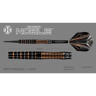 15. Rzutki Harrows Noble 90% Softip HS-TNK-000016012