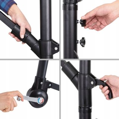 2. Parasol ogrodowy na wysięgniku 3m duży beżowy