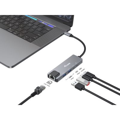 4. Adapter USB Equip 133496 USB 3.2 Gen 1 (3.1 Gen 1) Type-C Szary