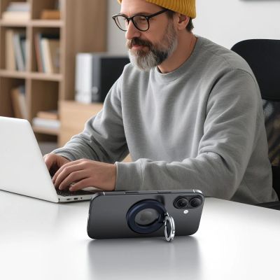 6. Uchwyt Tech-Protect MMR500 MagSafe na telefon - granatowy