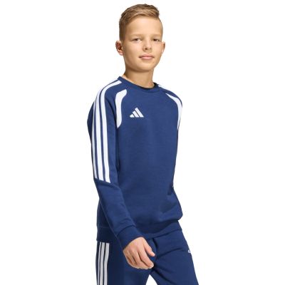 10. Bluza dla dzieci adidas Tiro 26 League Sweat Crew granatowa KF5821