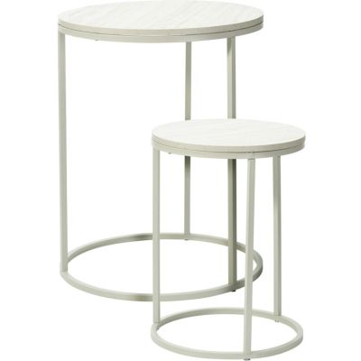 2. ZESTAW 2 STOLIKI KAWOWE BLAT DREWNIANY