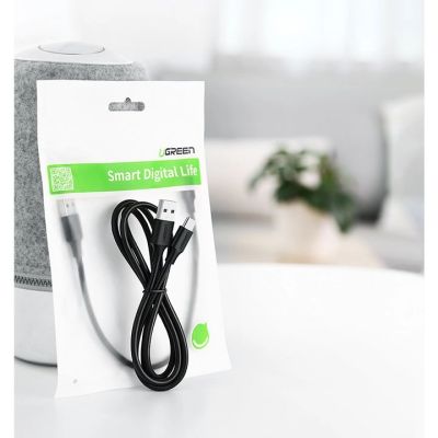 11. Kabel Ugreen US287 60115 USB-A / USB-C 2A 0.5m - czarny