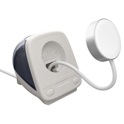10. Podstawka Spigen Spigen Classic C1 do Apple Watch - szara