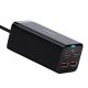4. Baseus GaN3 Pro szybka uniwersalna ładowarka sieciowa GaN 2 x USB Typ C / 2x USB 100W PD3.0, QC4.0+, AFC czarny (CCGP000101)