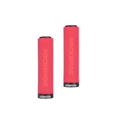 Rockbros chwyty kierownicy czerwono-czarne