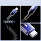 7. Kabel spiralny Joyroom S-A43 Crystal-Clear Series 3A USB-A - USB-C 1,5m - czarny
