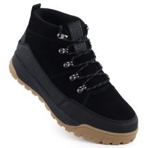 Skórzane trapery męskie nieocieplane czarne Big Star SS174265