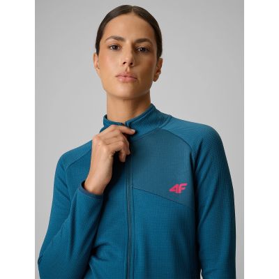 5. Bluza trekkingowa slim bez kaptura damska 4F 4FRSS26TFSWF0986-46S