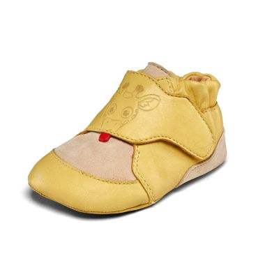 9. Buty do raczkowania ze skóry Affenzahn Crawly Giraffe (01257-60097)
