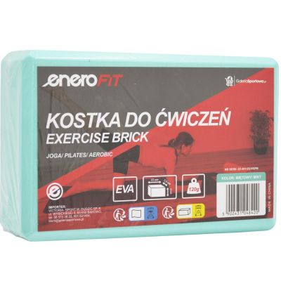 9. BLOK KOSTKA DO ĆWICZEŃ JOGA PILATES FITNESS MIĘTOWA ENERO FIT