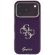 3. Etui Guess IML 4G Script Metal na iPhone 17 Pro / 18 Pro - burgundowe