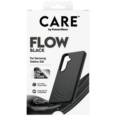 2. Etui CARE by PanzerGlass Flow Black QI na Samsung Galaxy S26 - czarne