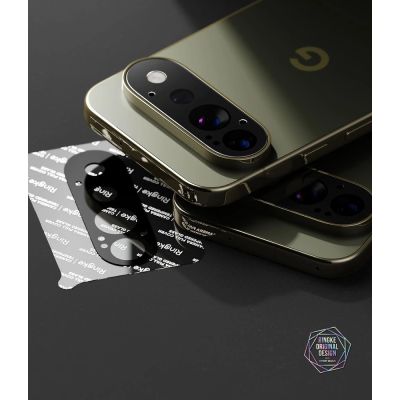 5. Osłona aparatu Ringke Tempered Glass Camera Full Cover 2-Pack na Google Pixel 11 Pro - czarna