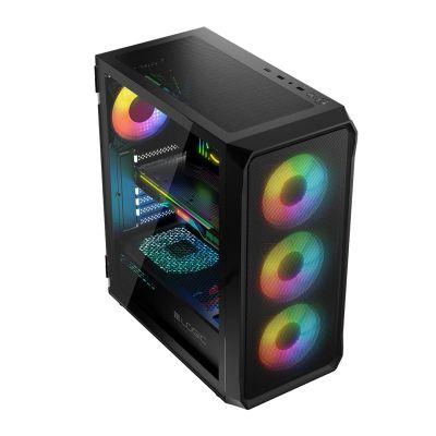 20. LOGIC OBUDOWA LOGIC PORTOS ARGB MIDI USB 3.0 BLACK