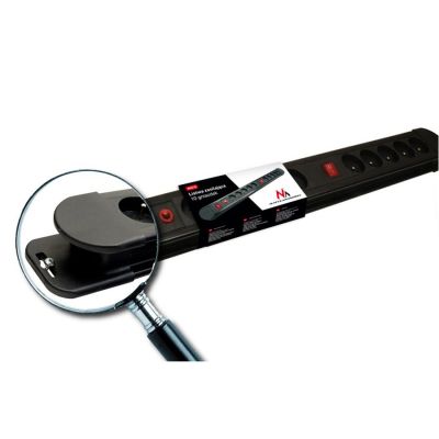 3. MACLEAN LISTWA ZASILAJĄCA 10 GNIAZD 3680W MCE10