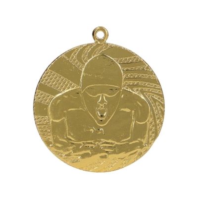 10. Medal złoty- pływanie - medal stalowy