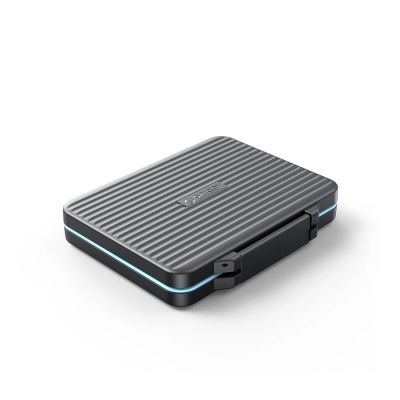 5. Etui na karty pamięci Black 2.5" SSD, 2.5" HDD, M.2 SSD, SD Card, Micro SD Card, CompactFlash Card, Card Readers