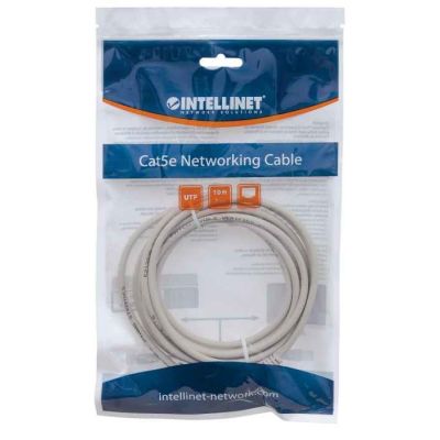 2. INTELLINET PATCH CORD CAT5E UTP 3M SZARY 100% MIED