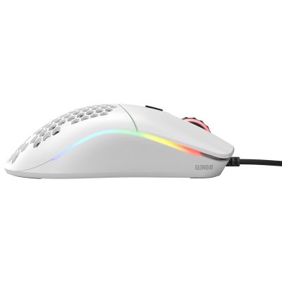 5. GLORIOUS MYSZ PC RACE MODEL O- GAMING WHITE MATOWA
