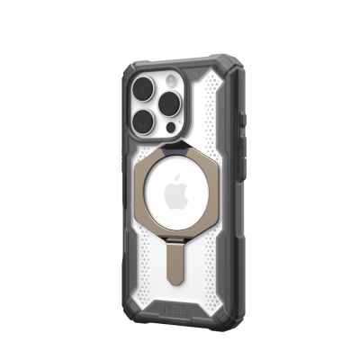 6. UAG Plasma XTE Magsafe - obudowa ochronna z podstawką do iPhone 16 Pro kompatybilna z MagSafe (ash/titanium)