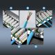 7. Patch panel Extralink EX.9663 (0.5U; kat. 6; 24xRJ-45)