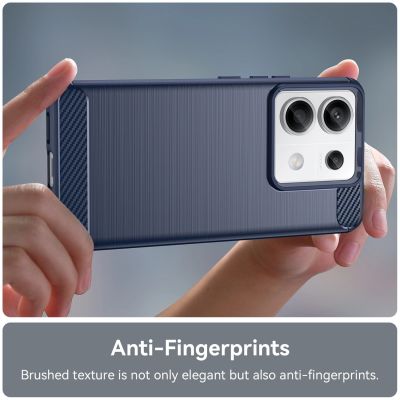 5. Etui Carbon Case do Xiaomi Redmi Note 13 Pro - niebieskie