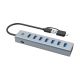 3. Conceptronic HUBBIES21GP huby i koncentratory USB 3.2 Gen 1 (3.1 Gen 1) Type-A 5000 Mbit/s Szary