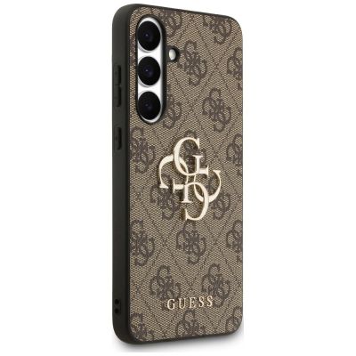 5. Etui Guess Big 4G Classic Logo na Samsung Galaxy S25 FE - brązowe