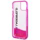 7. Etui Karl Lagerfeld Liquid Glitter Elong na iPhone 14 Plus - różowe