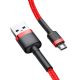 3. Kabel Baseus Cafule Cable CAMKLF-B09 USB-A / micro USB 2.4A 1 m - czerwony