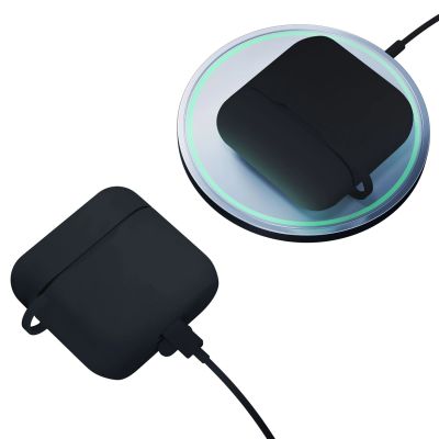 10. Etui na słuchawki 3mk Silicone AirPods Case na Apple AirPods 3rd gen. - czarne