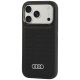 3. Etui Audi GT Synthetic Leather MagSafe na iPhone 18 Pro / 17 Pro - czarne